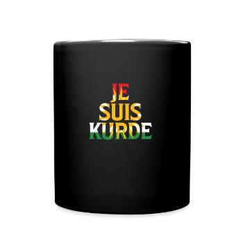 Je Suis Kurde - Tasse einfarbig - Schwarz - Vorne
