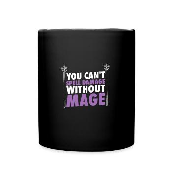 Larp | Live-action role-playing game | Larps | Larp - Full Colour Mug - black - Front