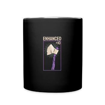 Larp | Live-action role-playing game | Larps | Larp - Full Colour Mug - black - Front