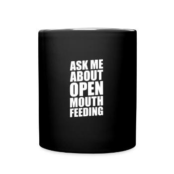 Whale Watcher Saying Whale Fans Humpback Whales - Full Colour Mug - black - Front