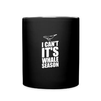 Whale Watcher Saying Whale Fans Humpback Whales - Full Colour Mug - black - Front