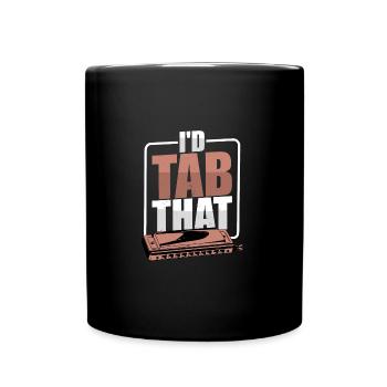 Orgue à bouche Français harmoniciste harpe - Mug uni - noir - Devant