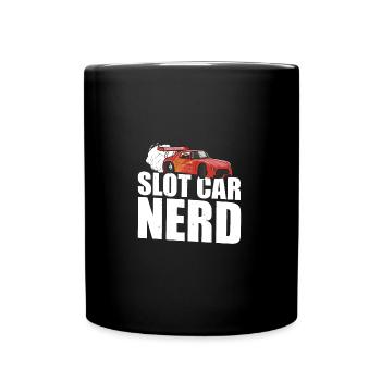 RC Car Slot Racing Slot Car Racing Slot Auto - Full Colour Mug - black - Front