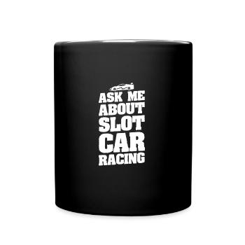 RC Car Slot Racing Slot Car Racing Slot Auto - Full Colour Mug - black - Front