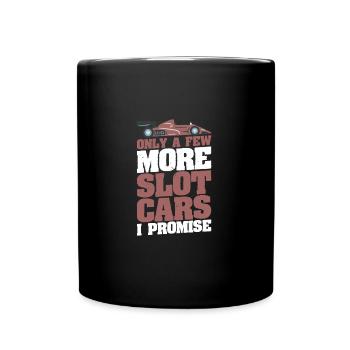 RC Car Slot Racing Slot Car Racing Slot Auto - Full Colour Mug - black - Front