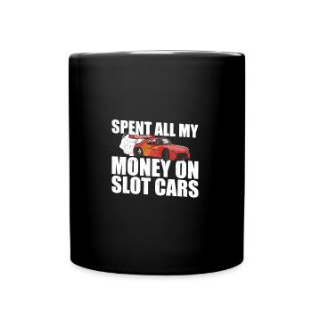 RC Car Slot Racing Slot Car Racing Slot Auto - Full Colour Mug - black - Front