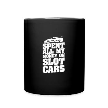 RC Car Slot Racing Slot Car Racing Slot Auto - Full Colour Mug - black - Front