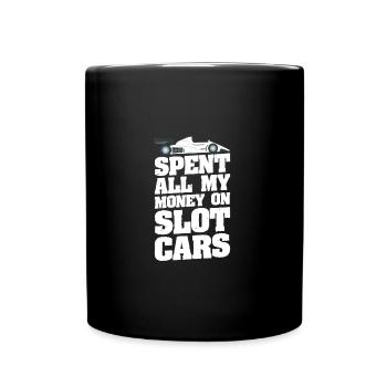 RC Car Slot Racing Slot Car Racing Slot Auto - Full Colour Mug - black - Front