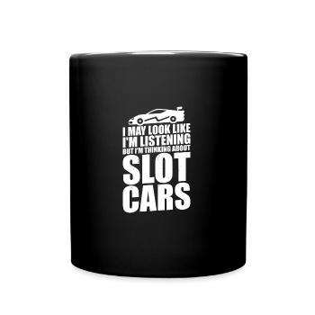 RC Car Slot Racing Slot Car Racing Slot Auto - Full Colour Mug - black - Front