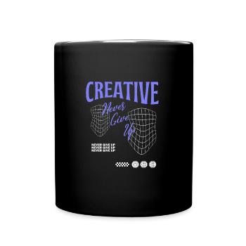 Creative Streetwear - Tasse einfarbig - Schwarz - Vorne