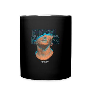 Eternal Madness Streetwear - Tasse einfarbig - Schwarz - Vorne