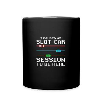RC Car Slot Racing Slot Car Racing Slot Auto - Full Colour Mug - black - Front