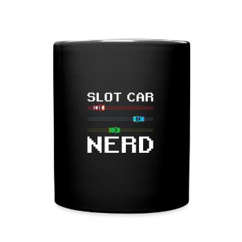 RC Car Slot Racing Slot Car Racing Slot Auto - Full Colour Mug - black - Front