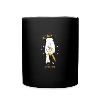 I promise Aesthetic - Tasse einfarbig - Schwarz - Vorne