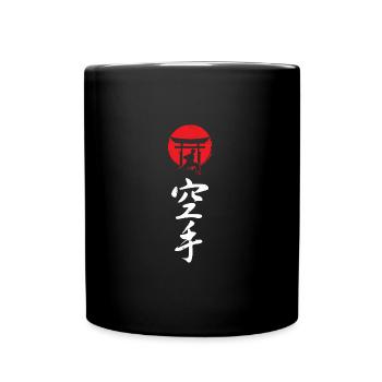 Martial art Japan - Tasse einfarbig - Schwarz - Vorne