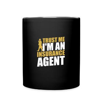 Versicherungsagent Gutachter Versicherungsmakler - Tasse einfarbig - Schwarz - Vorne