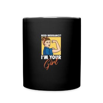 Versicherungsagent Gutachter Versicherungsmakler - Tasse einfarbig - Schwarz - Vorne