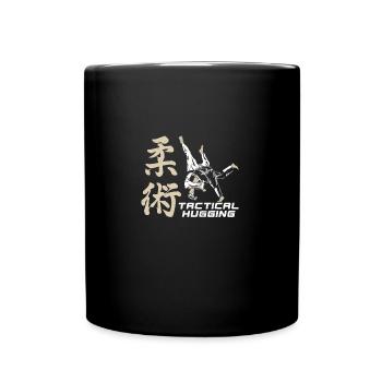 Cool Tactical Hugging | BrazilianJiuJitsu - Full Colour Mug - black - Front