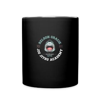 Jiu-Jitsu Academy | BrazilianJiuJitsu - Tasse einfarbig - Schwarz - Vorne