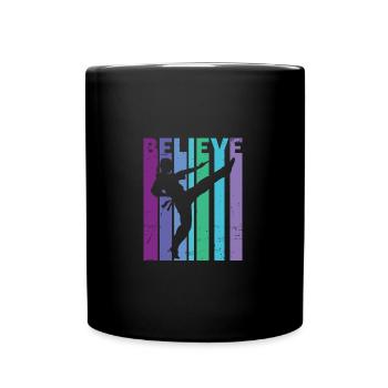 Believe | Karate - Full Colour Mug - black - Front