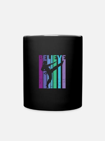 Believe | Karate - Tasse einfarbig - Schwarz
