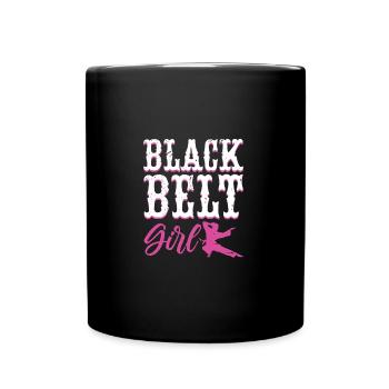 Black Belt Girl | Karate - Full Colour Mug - black - Front