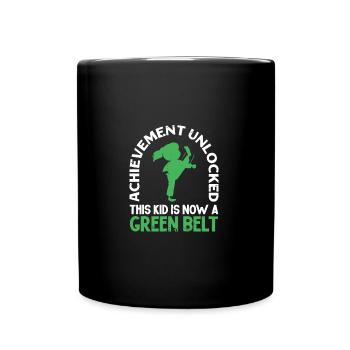Succès débloqué Ce gamin est maintenant Gree | Karaté - Mug uni - noir - Devant