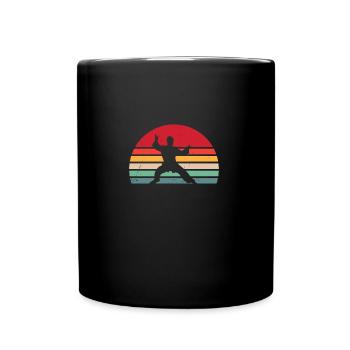 Cool Vintage Karate | Karate - Full Colour Mug - black - Front