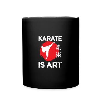 Karate Is Art | Karate - Full Colour Mug - black - Front