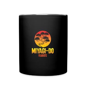 Miyagi-Do Karate | Karate - Tasse einfarbig - Schwarz - Vorne