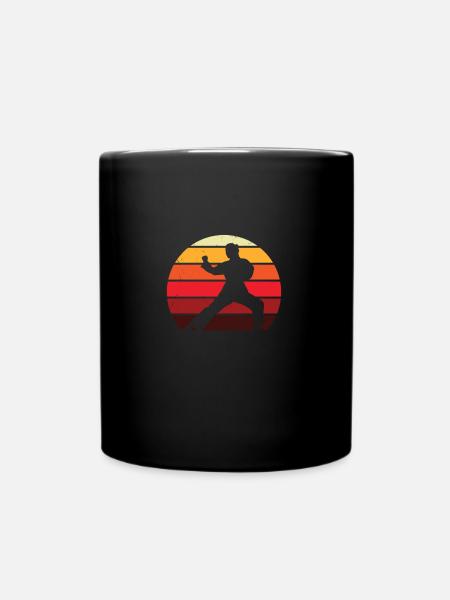 Karaté Rétro | Karaté - Mug uni - noir