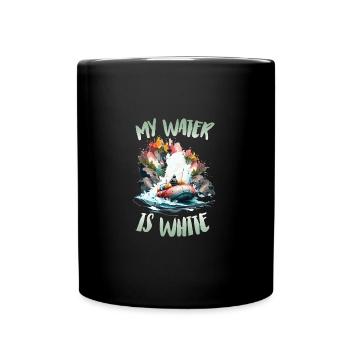 River Rafting - Full Colour Mug - black - Front