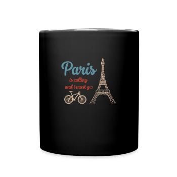 Franzose Frankreich Paris Französisch - Tasse einfarbig - Schwarz - Vorne