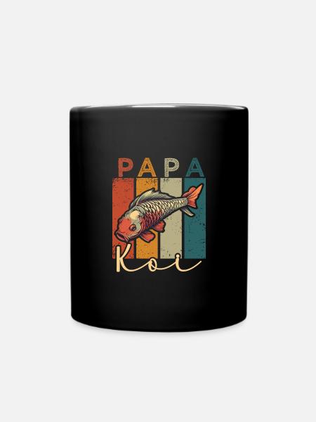 Papa Koi Fête des pères japonais - Mug uni - noir