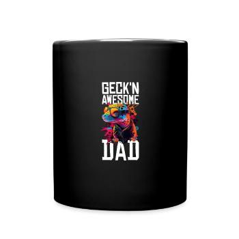 Leopard Gecko Lizard Lover - Full Colour Mug - black - Front