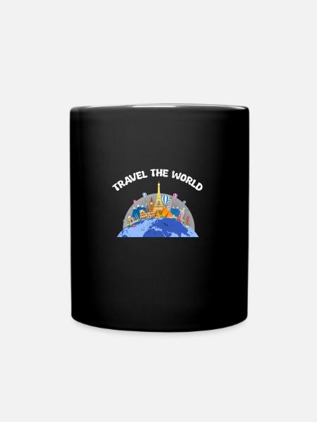 Parcourez le monde - Mug uni - noir