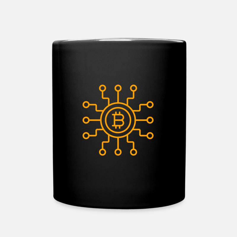Bitcoin - Tasse einfarbig - Schwarz