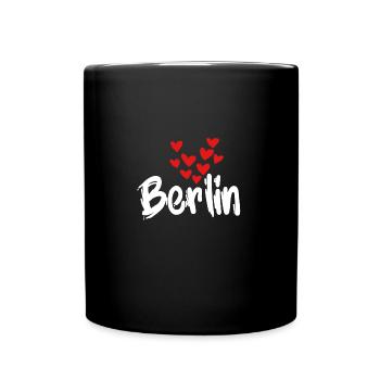 berlin - Tasse einfarbig - Schwarz - Vorne