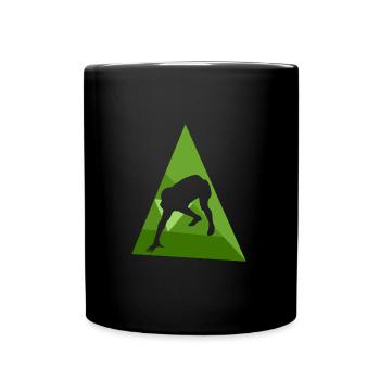 American Football Footballer Gridiron Footballer - Full Colour Mug - black - Front