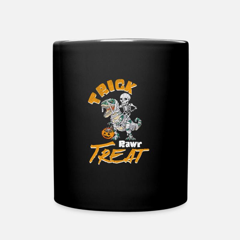Trick Rawr Leckerli - Tasse einfarbig - Schwarz
