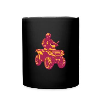 quad ATV quadricycle - Mug uni - noir - Devant