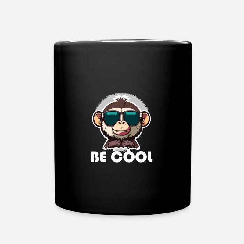 be cool - Tasse einfarbig - Schwarz