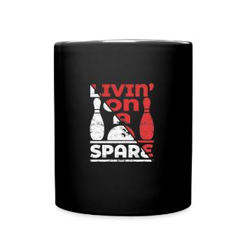 Chemise de bowling drôle Strike de rechange - Mug uni - noir - Devant