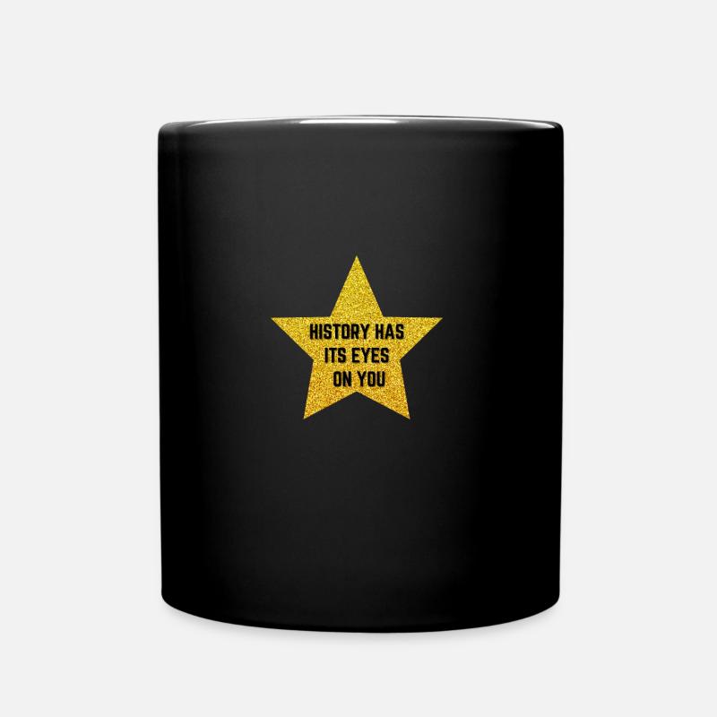 L’histoire de l’étoile d’or de Hamilton a ses yeux - Mug uni - noir