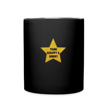 Hamilton Gold Star Jeune Scrappy Affamé - Mug uni - noir - Devant