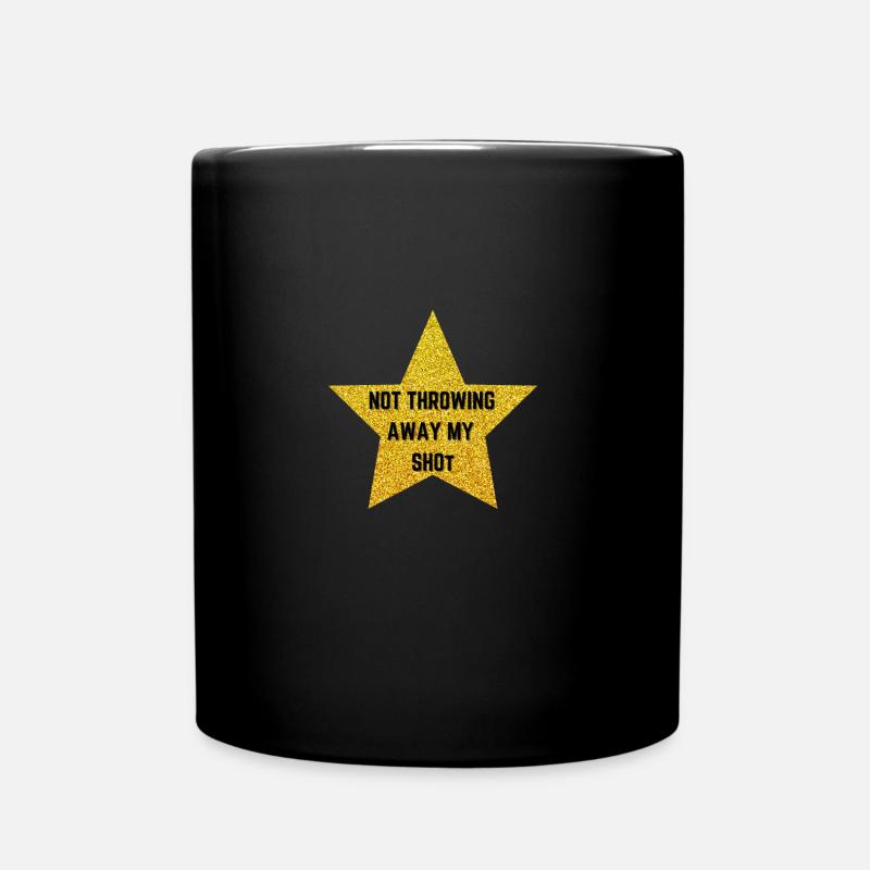 L’étoile d’or de Hamilton ne se jette pas - Mug uni - noir