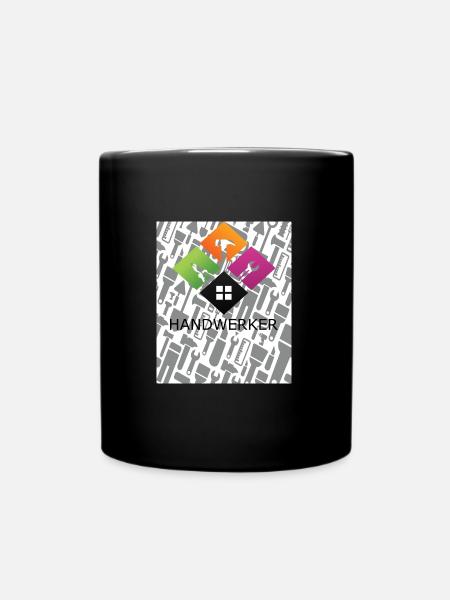 Fond d’outil pour chemise d’artisan - Mug uni - noir