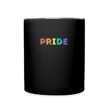 Cute Pride Month Celebration Party Grunge - Full Colour Mug - black - Front