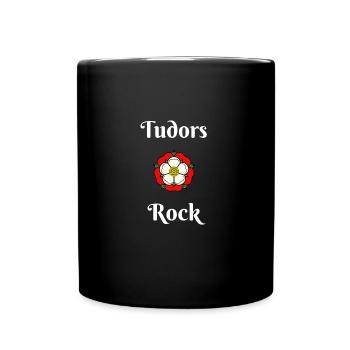 Lustige Tudor-Geschichte Rose Heinrich VIII. für Lehrer - Tasse einfarbig - Schwarz - Vorne