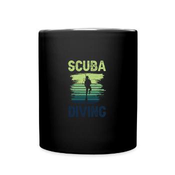 Scuba Diving for a Scuba Diver - Full Colour Mug - black - Front